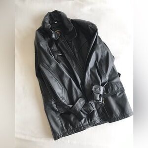 Phase 3 Vintage Leather Jacket, Size Large Men’s Or Women’s Oversized